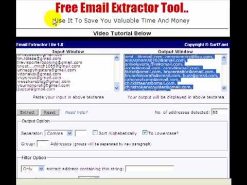 free email extractor pro not working